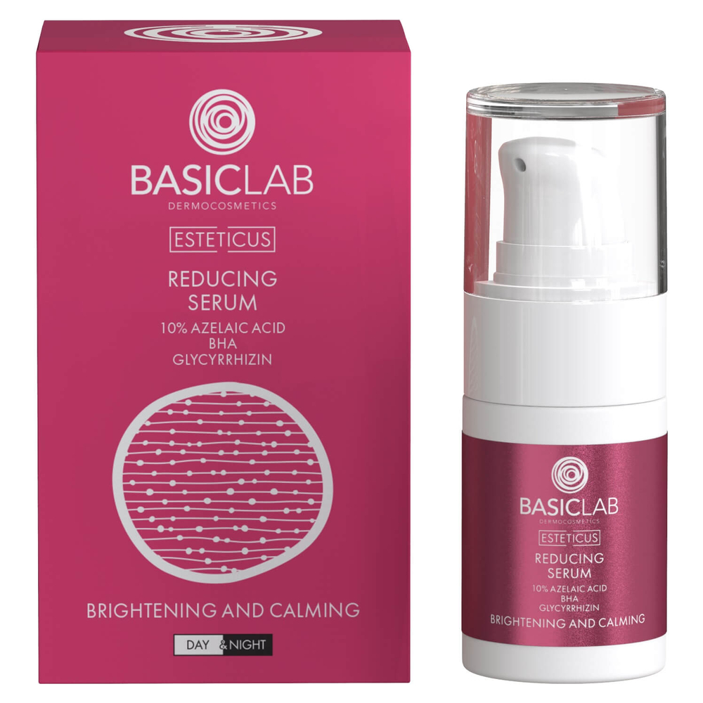 BasicLab Dermokosmetyki Serum Redukujące Zaczerwienienia do Skóry Naczynkowej 15ml