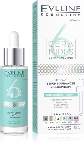 Eveline 6 Ceramides Lipidowe Serum Naprawcze dla Skóry Suchej i Wrażliwej 30ml