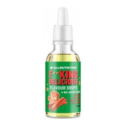Allnutrition Fitking Delicious Flavour Drops Aromat w Kroplach Ciasteczko Cynamonowe 50ml