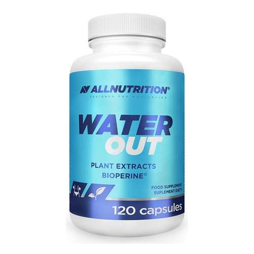 Allnutrition Water Out Wspomaga Usuwanie Nadmiaru Wody z Organizmu 120 Kapsułek