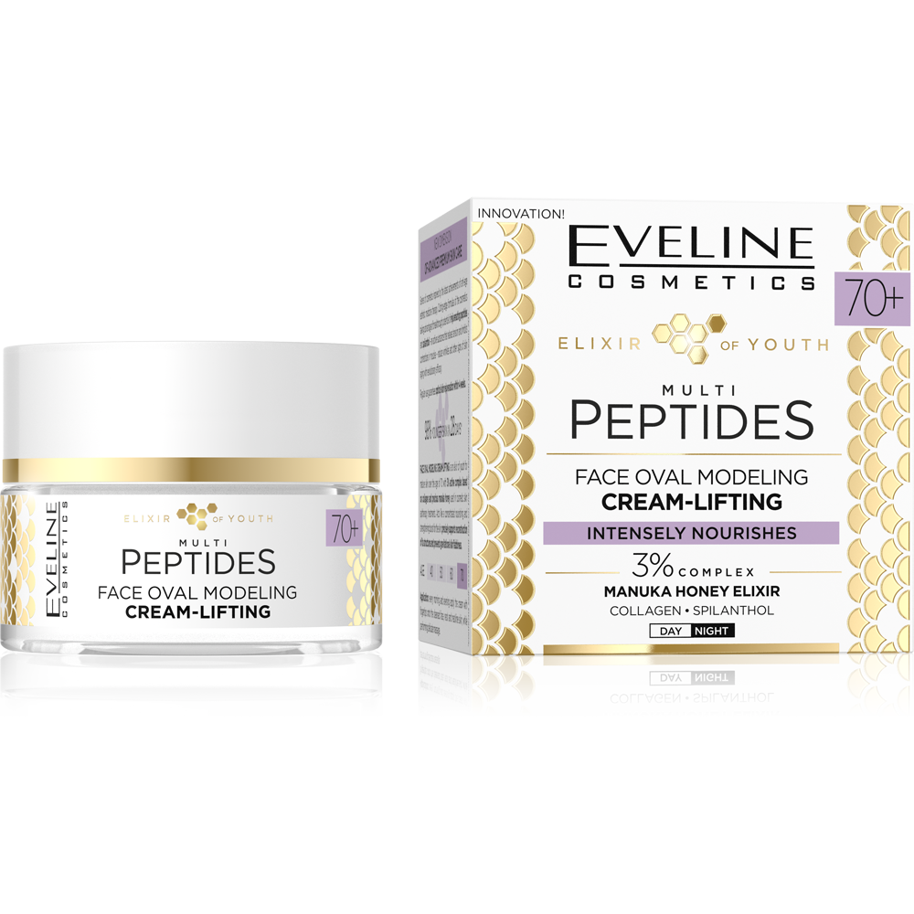 Eveline Elixir Of Youth Krem-Lifting Modelujący Owal Twarzy 70+ 50ml