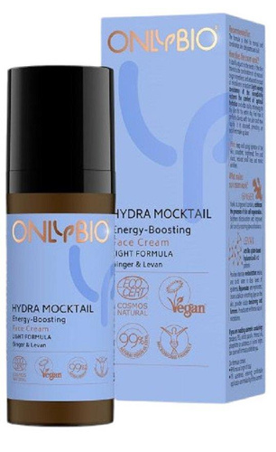 OnlyBio Hydra Mocktail Moisturizing Face Cream with Ginger and Levan for Normal and Combination Skin 50ml
