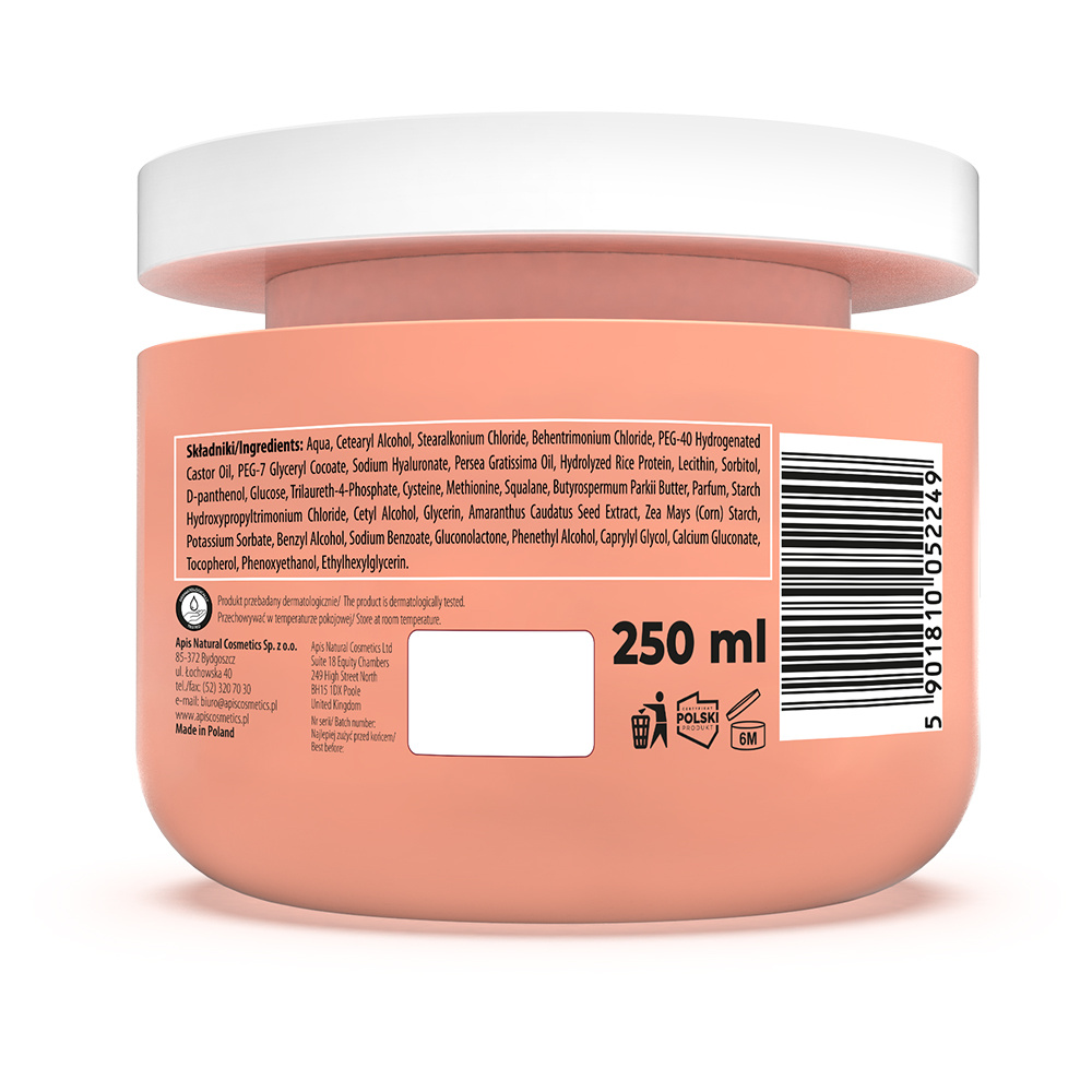 Apis Pick'N'Mix Protein-Emollient Mask for Dry and Damaged Hair 250ml