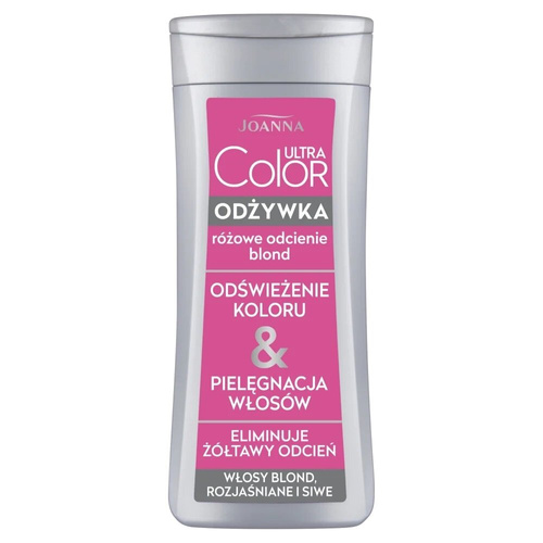 Joanna Ultra Color Toning Conditioner Pink Shades Blonde 200g