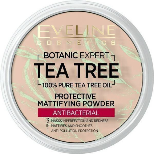 Eveline Botanic Expert Tea Tree Antybakteryjny Matujący Puder nr 02 Beige 12g