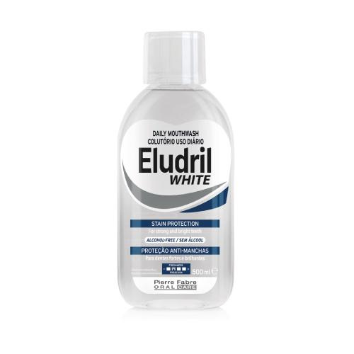 Eludril White Whitening Mouthwash for Stain Protection 500ml