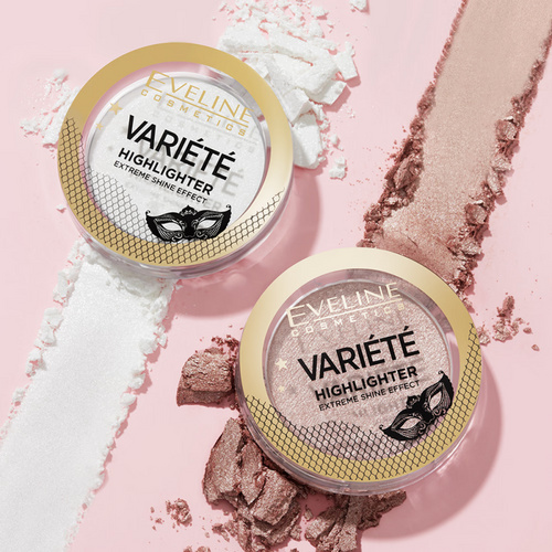 Eveline Variete Extreme Shine Effect Rozświetlacz Prasowany 01 5g