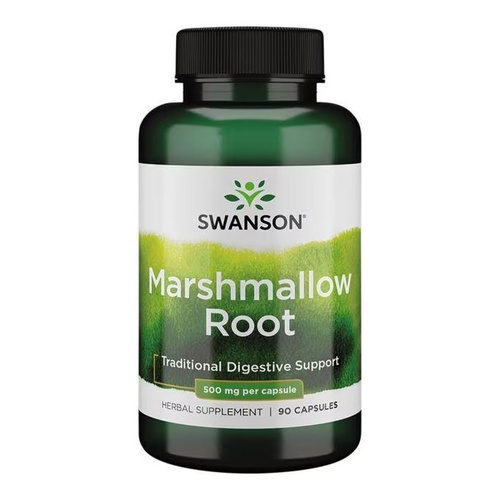 Swanson Marshmallow Root 500mg for Respiratory and Digestive Support 90 Capsules