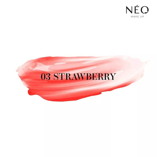 Neo Makeup Intense Serum Nawilżający Olejek do Ust 03 Strawberry 5ml