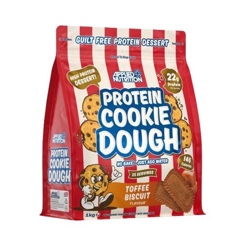 Applied Nutrition Protein Cookie Dough Dessert Toffee Biscuit High Protein Dessert 1000g
