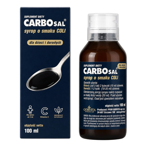 CARBOSAL 100ml cola, antidiarrheal for children and adults