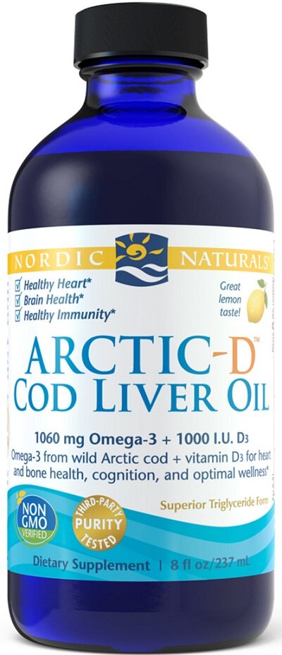 Arctic-D Cod Liver Oil, Lemon - 237 ml.