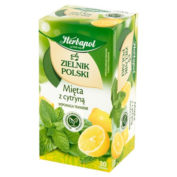 Herbapol Zielnik Polski Ziołowa Naturalna Herbata z Miętą i Cytryną 30g