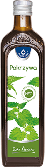 Oleofarm Soki Świata Sok z Pokrzywy na Wsparcie Oczyszczania Organizmu 490ml