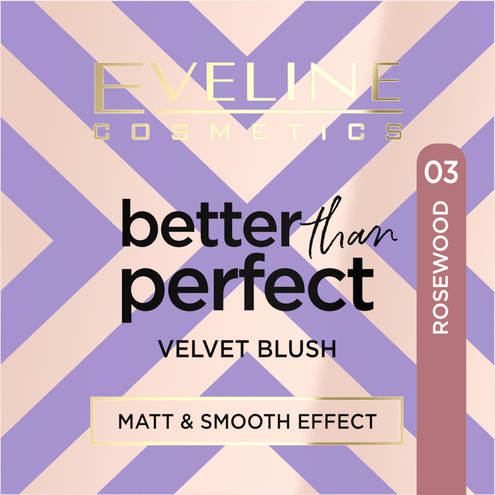 Eveline Better Than Perfect Róż Prasowany do Policzkow Nr 03 Rosewood 1 Sztuka