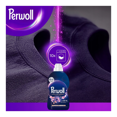 Perwoll Renew Dark Bloom Płyn do Prania Ciemnych Tkanin 1000ml