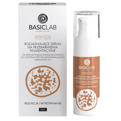 BasicLab Cosmetology Serum Rozjaśniające na Przebarwienia Melasma 30ml