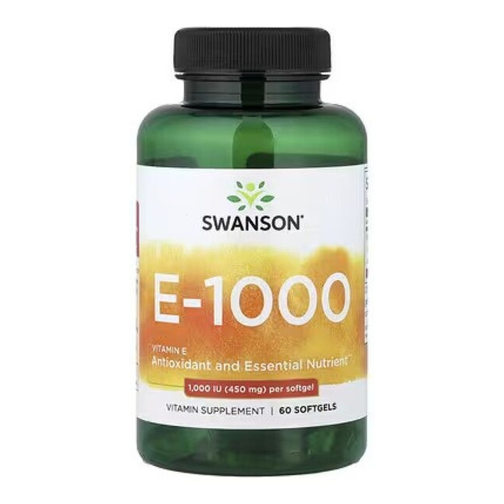 Swanson Witamina E 1000 IU na Ochronę Komórek 100 Kapsułek