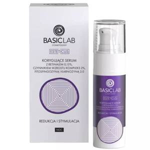 BasicLab Korygujące Serum z Retinalem 0,15% i Czynnikiem Wzrostu 30ml