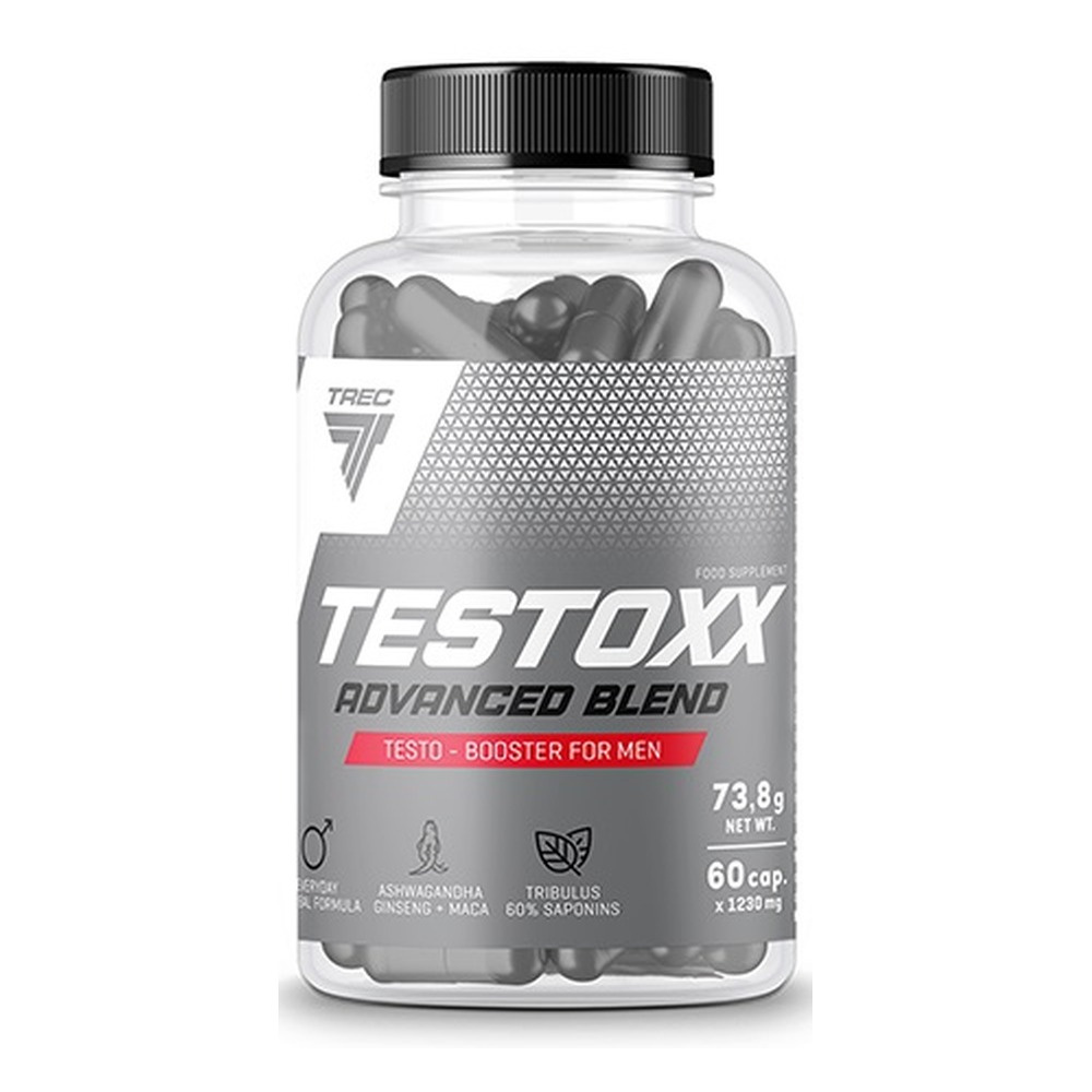 Trec Nutrition Testoxx 1230mg 60 Kapsułek - Ziołowe Wsparcie dla Mężczyzn
