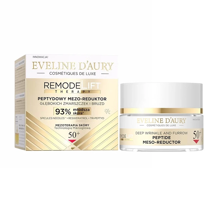 Eveline d'Aury Remodelift Therapy Peptydowy Mezo-Reduktor Zmarszczek 50+ 50ml