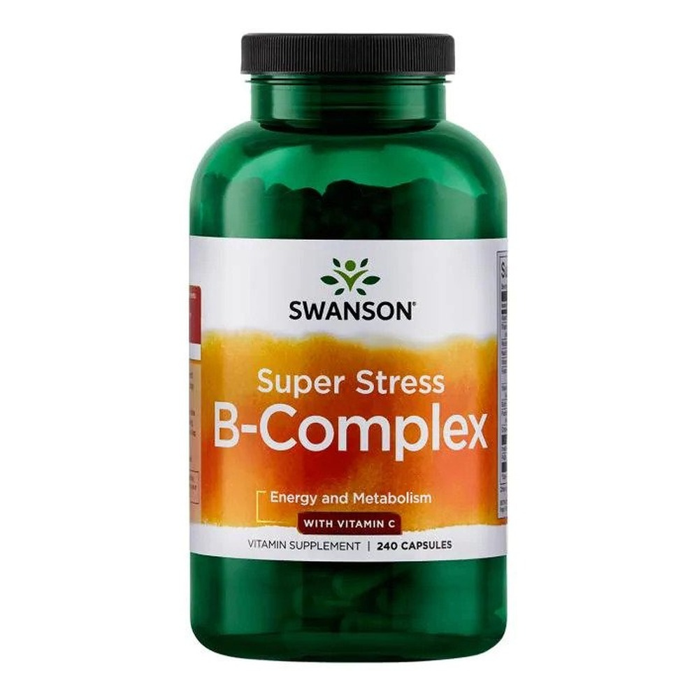 Swanson Super Stress B-Complex na Układ Nerwowy i Stres 240 Kapsułek