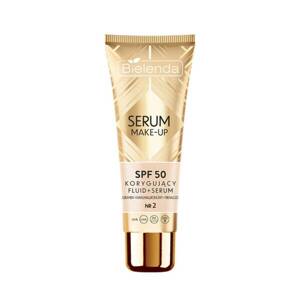 Bielenda Serum Make-Up Korygujący Fluid i Serum SPF50 Natural Beige 30g