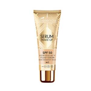 Bielenda Serum Make-Up Korygujący Fluid i Serum SPF50 Nr 3 Sunny Beige 30g