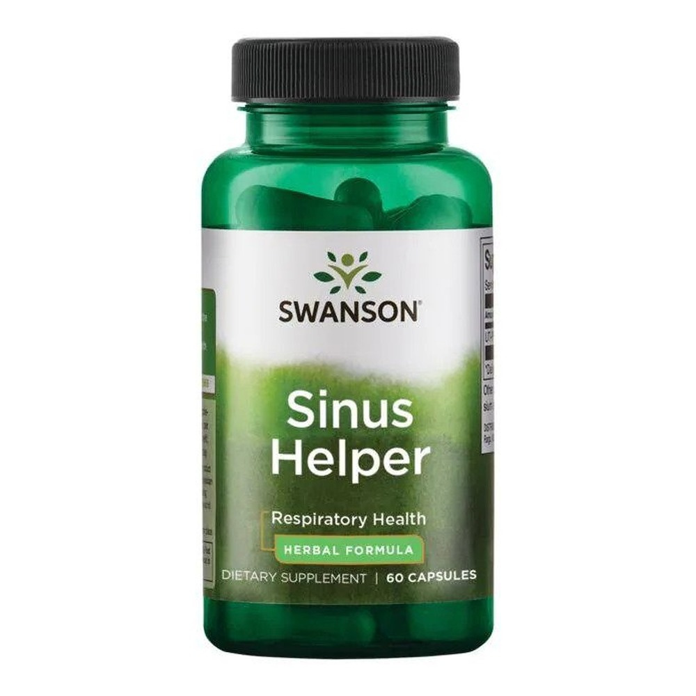 Swanson Sinus Helper Wsparcie dla Układu Oddechowego 60 Kapsułek