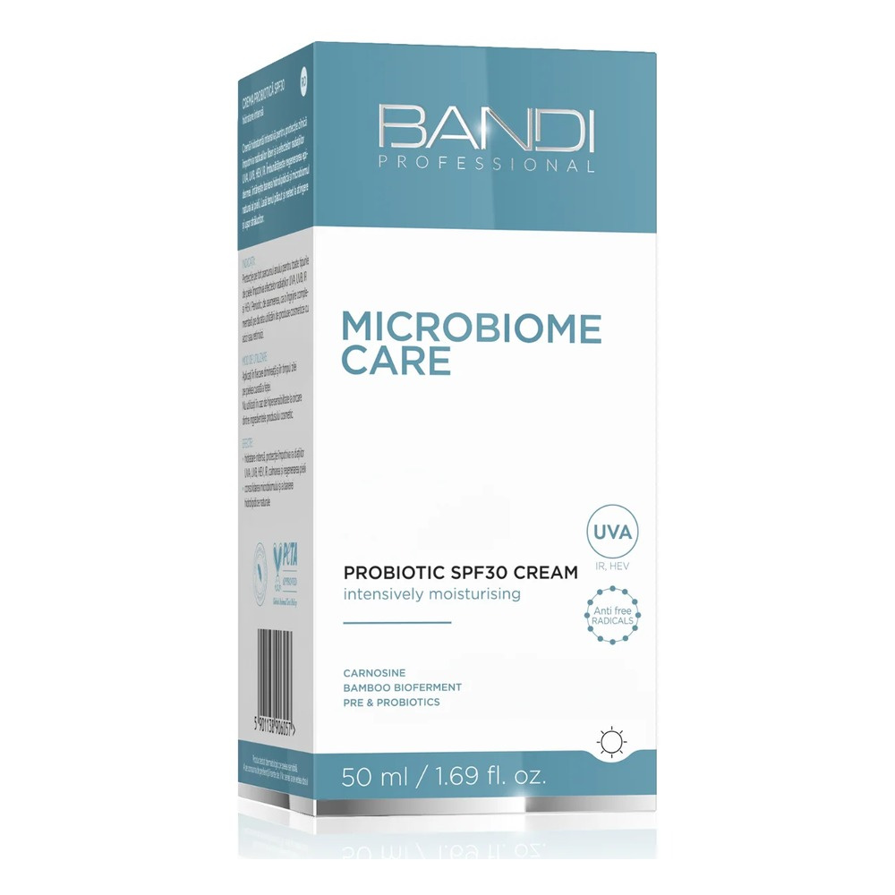 Bandi Microbiome Care Intensywnie Nawilżający Krem Probiotyczny SPF30 50ml
