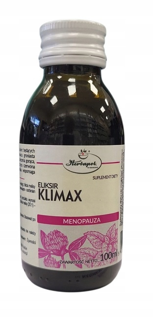 Herbapol Eliksir Klimax dla Kobiet z Menopauzą z Czerwoną Koniczyną 100ml