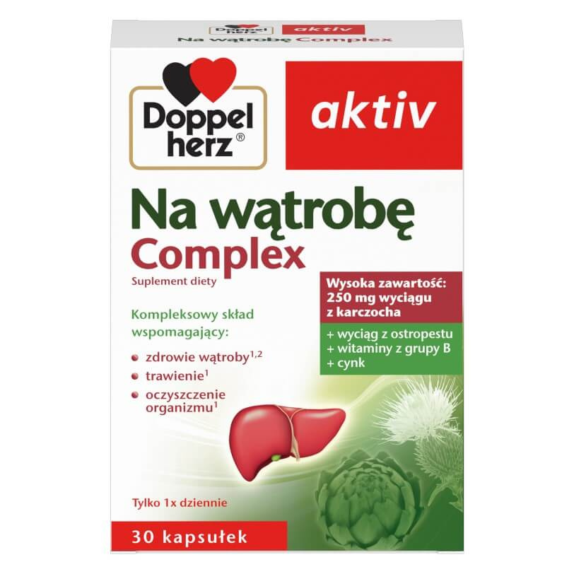 Doppelherz Aktiv na Wątrobę Complex Kompleksowa Regeneracja 30 Kapsułek