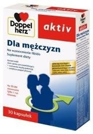 DoppelHerz Aktiv Dla Mężczyzn Maca + Żeń-Szeń 30 Kapsułek