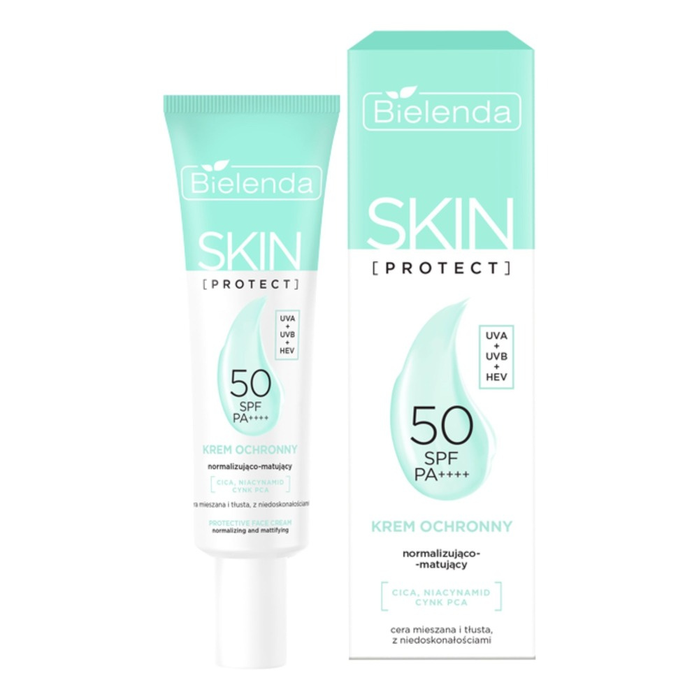Bielenda Skin Protect Normalizująco-Matujący Krem Ochronny SPF 50 40ml