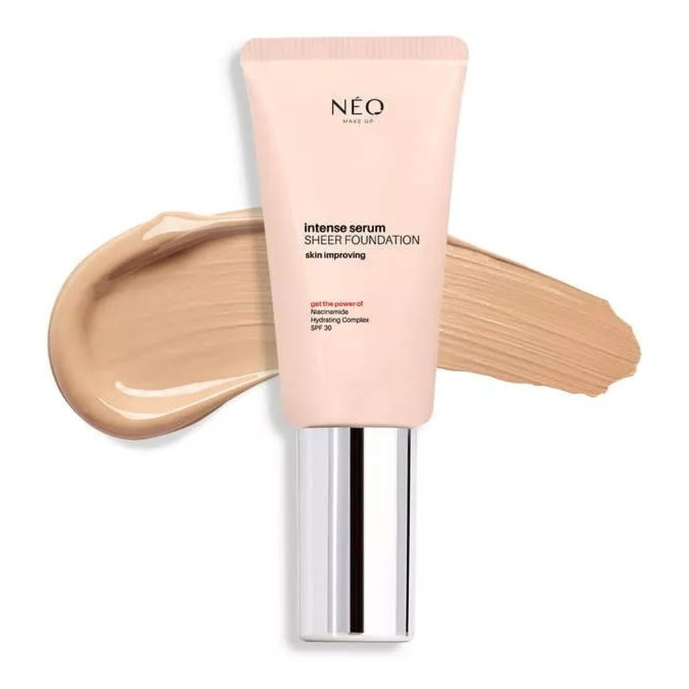 Neo Makeup Intense Serum Sheer SPF 30 Nawilżający Podkład 02 Ivory 30ml