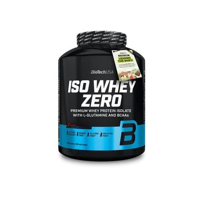 BioTechUSA Iso Whey Zero Orzech Laskowy Izolat Białka Serwatkowego Na Wzrost i Regenerację Mięśni 2270g