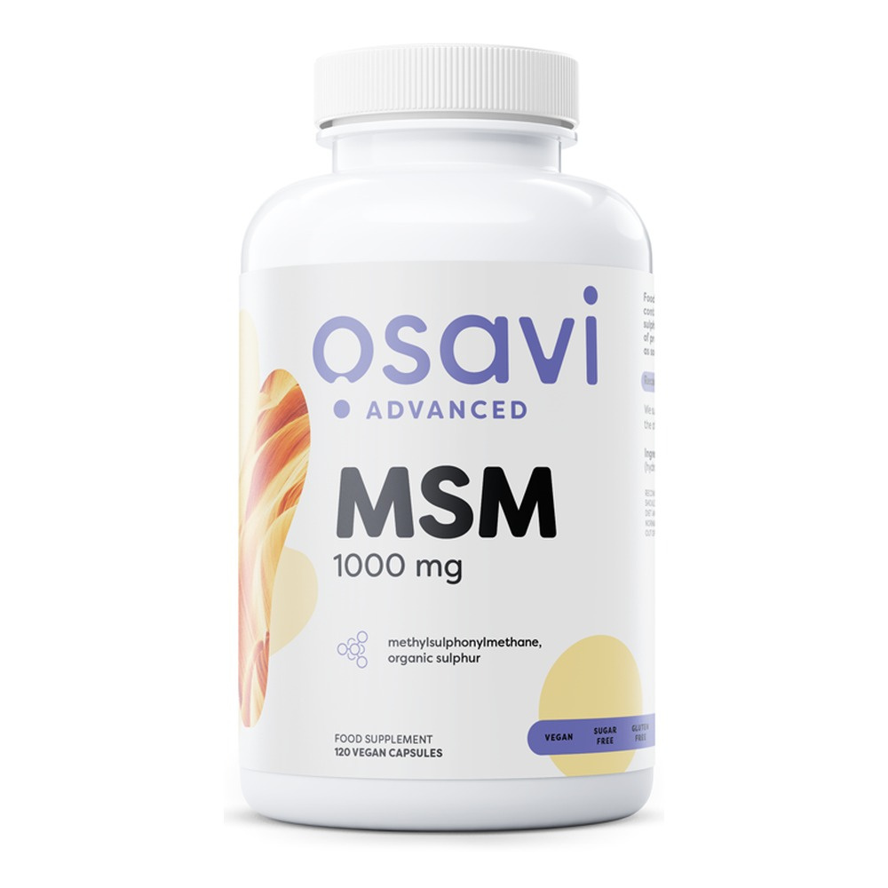 Osavi MSM 1000mg Siarka Organiczna 120 kapsułek