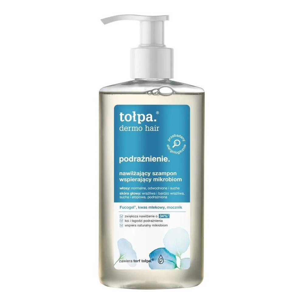 Tołpa Dermo Hair Nawilżający Szampon do Wrażliwej Skóry Głowy 250ml