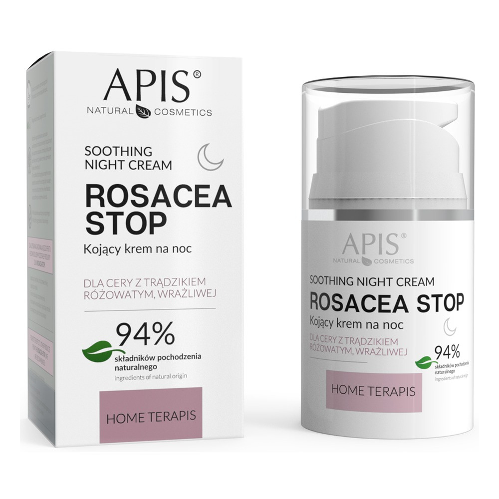 Apis Home terApis Rosacea Stop Kojący Krem na Noc 50ml