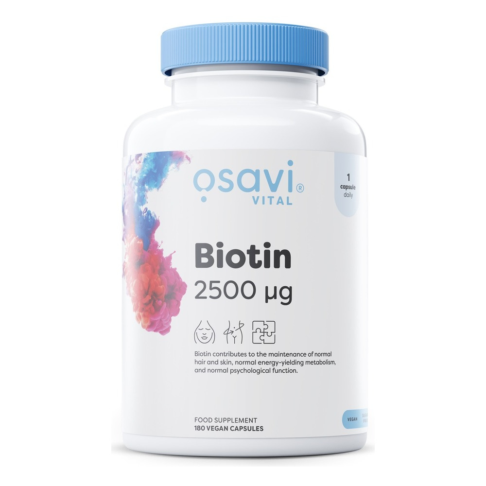 Osavi Biotyna 2500mcg 180 kapsułek wegańskich