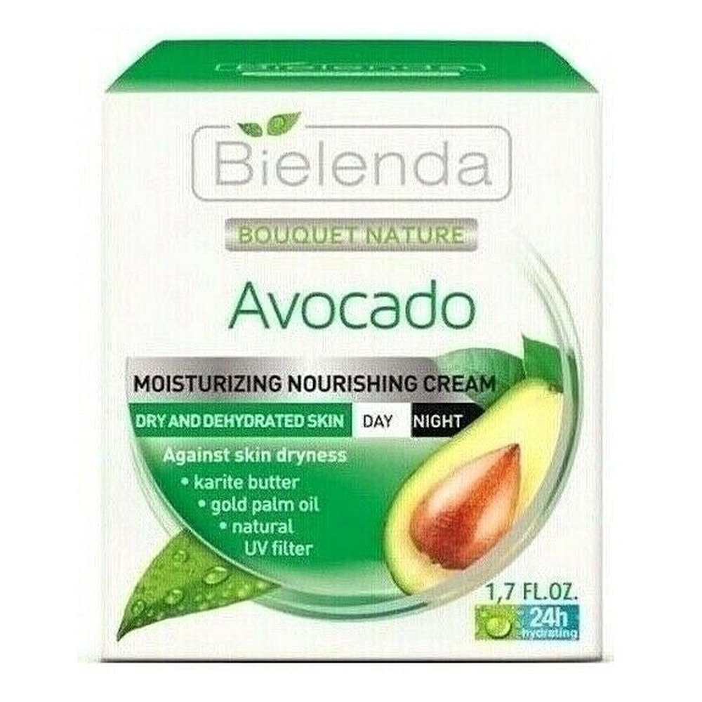 Bielenda Avocado Odżywczy i Nawilżający Krem do Twarzy na Dzień i na Noc do Suchej Cery 50ml