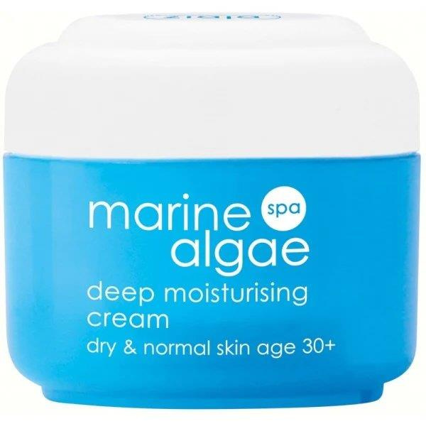 Ziaja Marine Algae SPA Głęboko Nawilżający Krem z Algami Morskimi dla Skóry Suchej i Normalnej 30+ Vegan 50ml