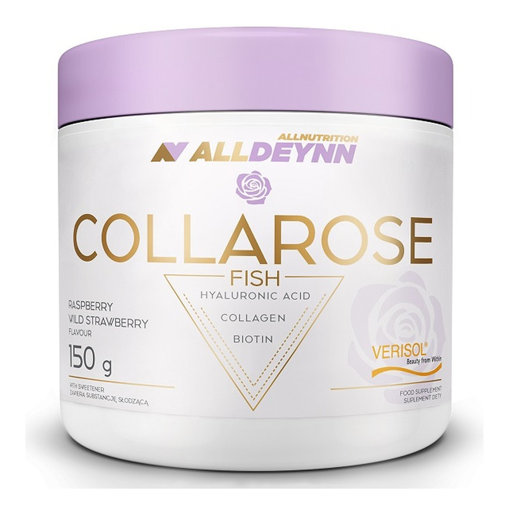 AllDeynn CollaRose Fish Hydrolizat Kolagenu Verisol Malina Poziomka 150g
