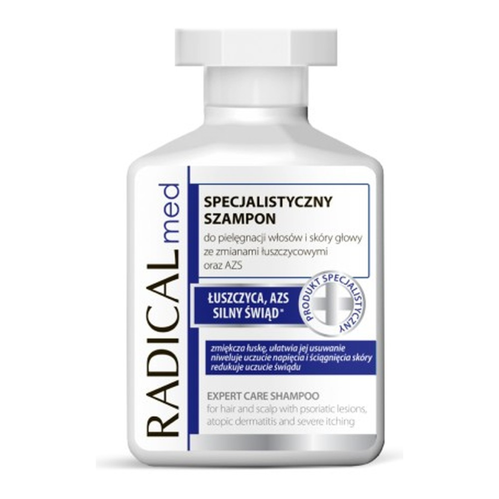 Radical Med Szampon do Pielęgnacji Włosów i Skóry Głowy ze Zmianami Łuszczycowymi i AZS 300ml