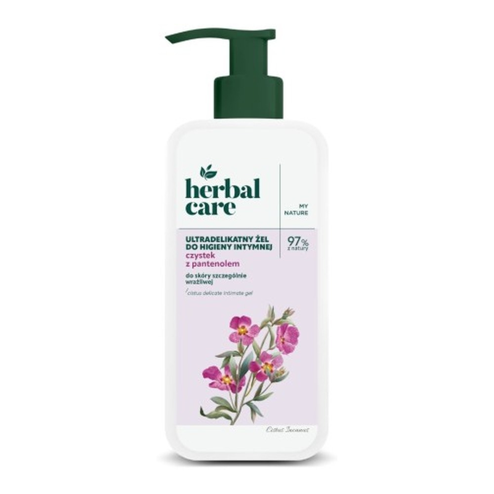 Herbal Care Ultradelikatny Żel do Higieny Intymnej Czystek i Pantenol 330ml