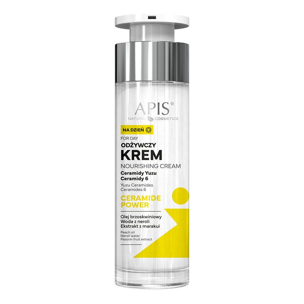Apis Ceramide Power Odżywczy Krem dla Skóry Suchej Szarej i Wrażliwej na Dzień 50ml