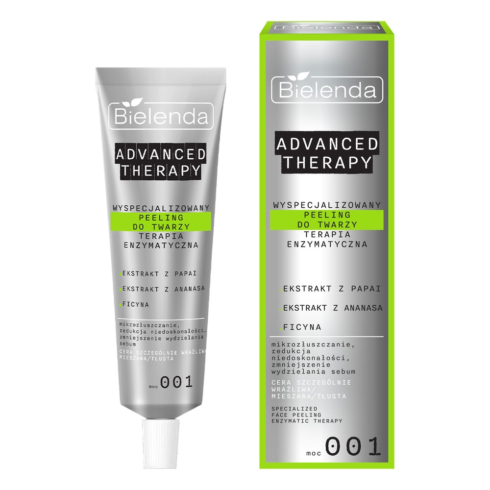 Bielenda Advanced Therapy Peeling Enzymatyczny do Skóry Wrażliwej i Tłustej 30ml