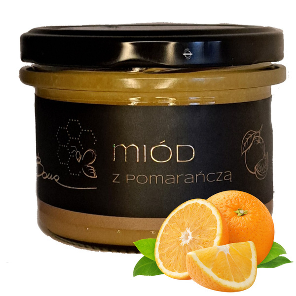 Bona Miód z Pomarańczą Naturalny Pyszny Smak 245g