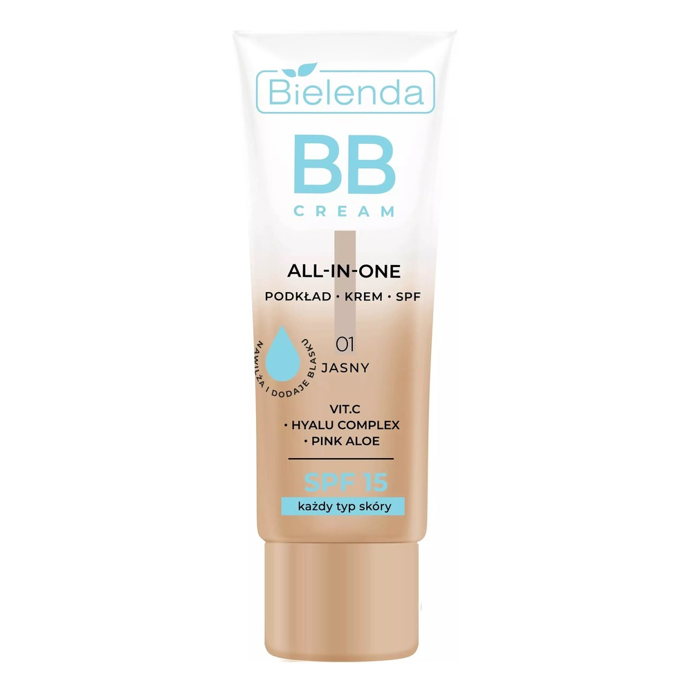 Bielenda All In One Krem BB dla każdego Rodzaju Skóry Nr 01 Light SPF15 30g