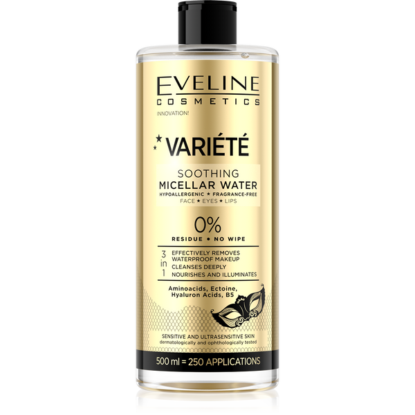 Eveline Variete Łagodzący Płyn Micelarny dla Skóry Wrażliwej 500ml